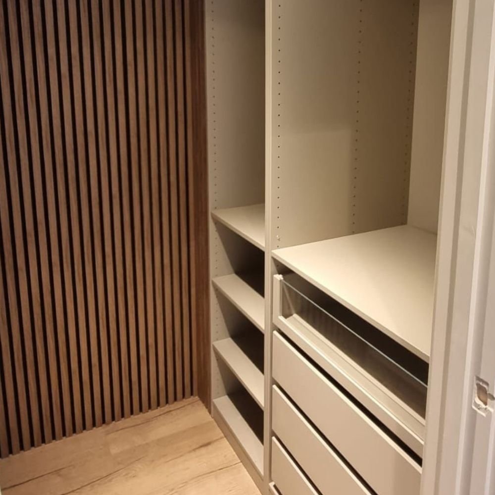 Walk in wardrobe installation dorset